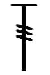 simbolo punto triple alto crochet